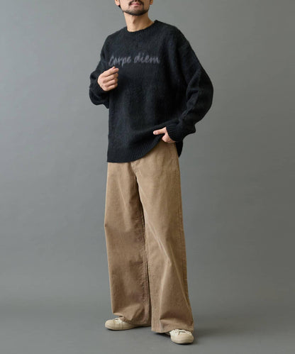 【復刻】仿馬海毛手寫風針織衫