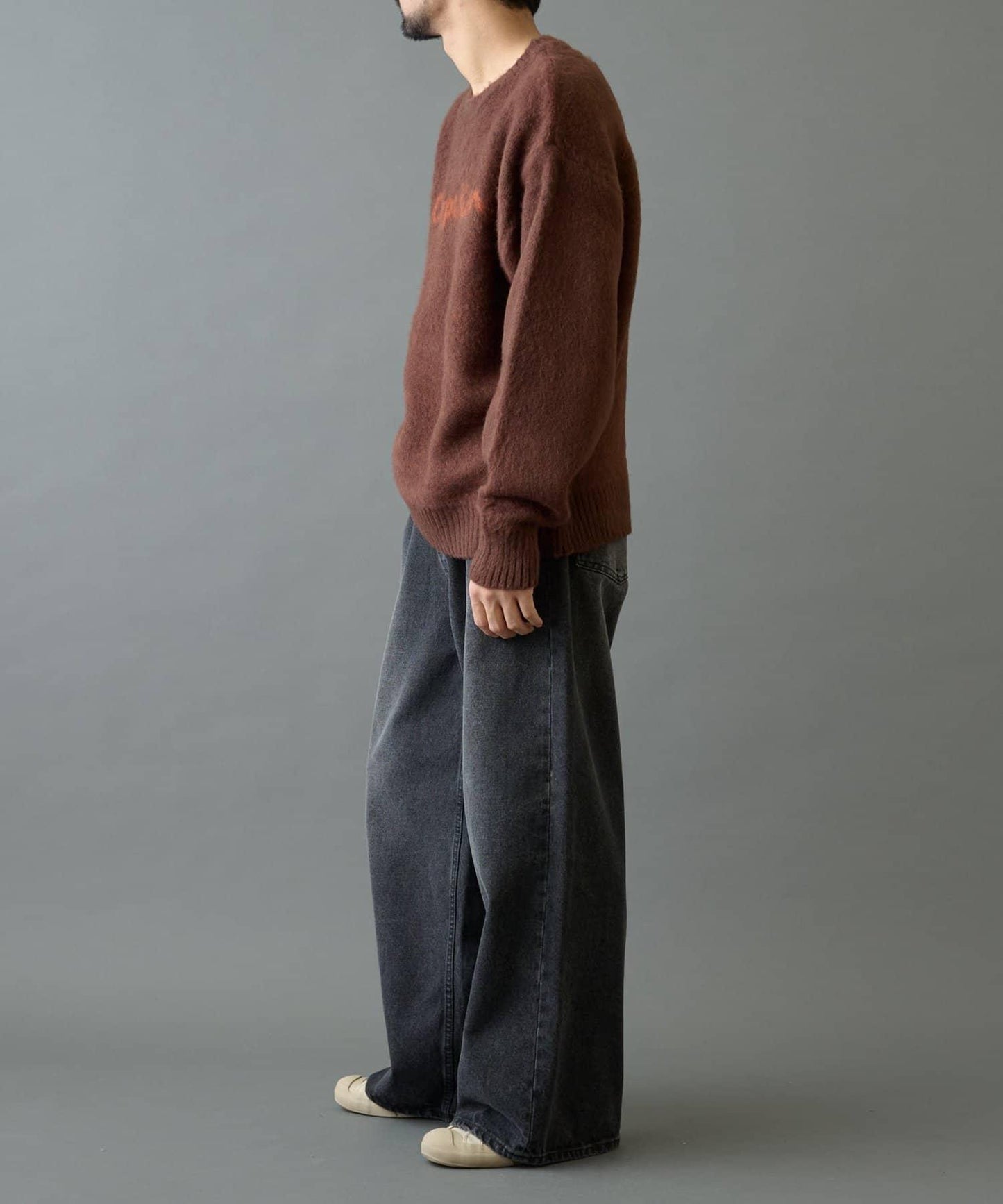 【復刻】仿馬海毛手寫風針織衫