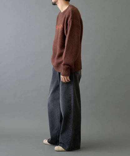 【復刻】仿馬海毛手寫風針織衫