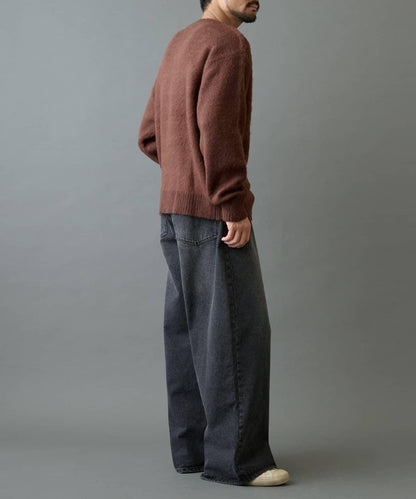 【復刻】仿馬海毛手寫風針織衫