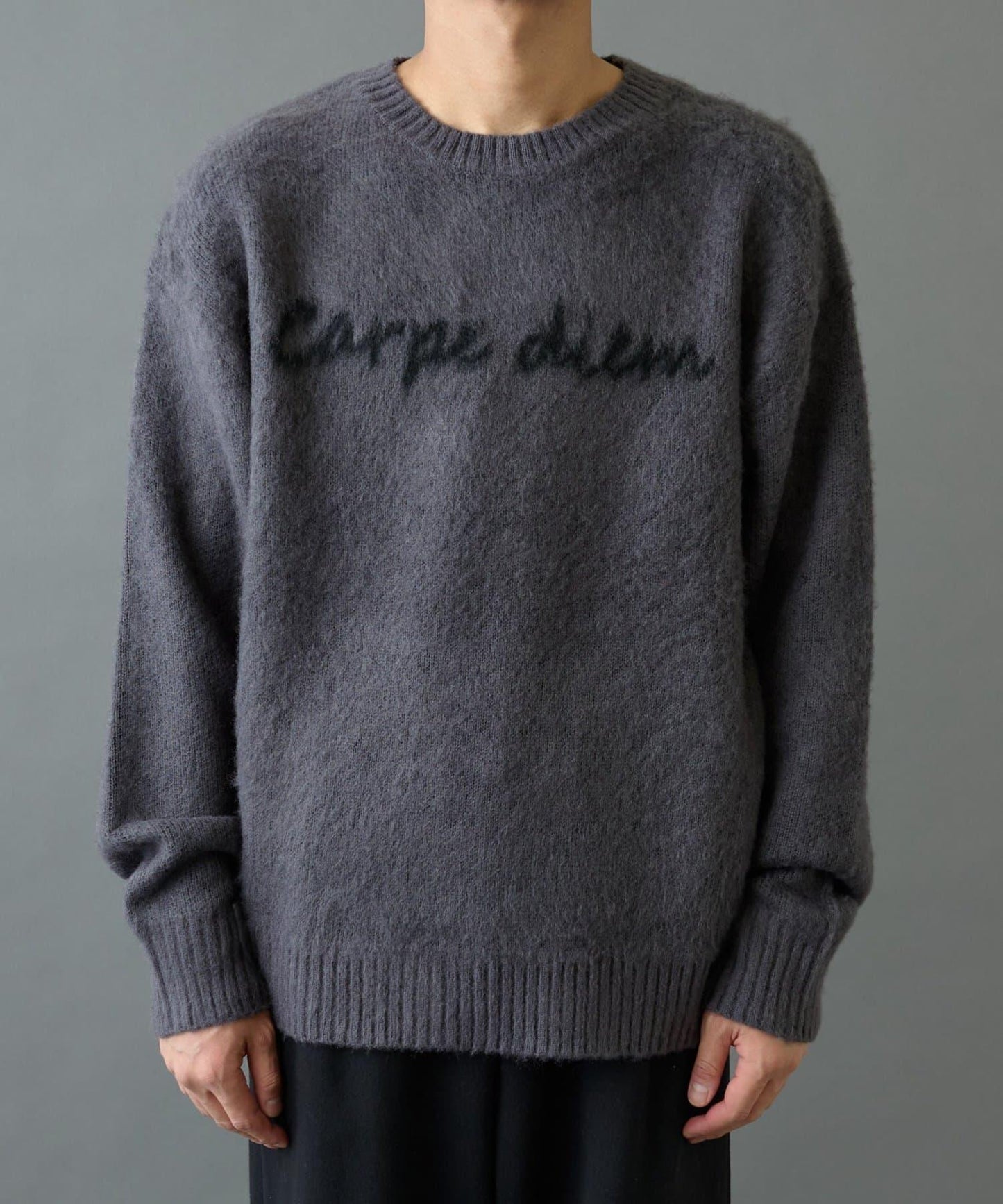 【復刻】仿馬海毛手寫風針織衫