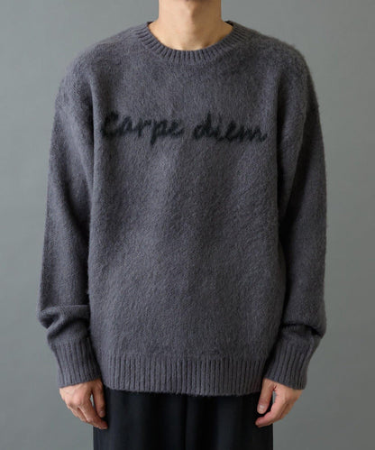 【復刻】仿馬海毛手寫風針織衫