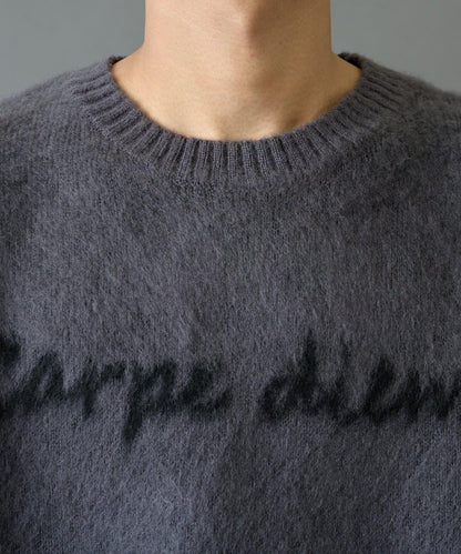 【復刻】仿馬海毛手寫風針織衫