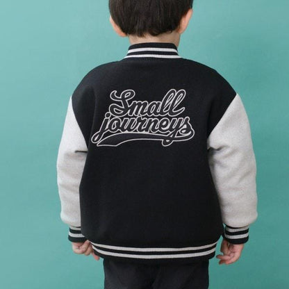 KPBOY 恐龍貼布棒球夾克（90~130）