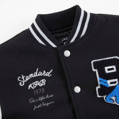 KPBOY 恐龍貼布棒球夾克（90~130）