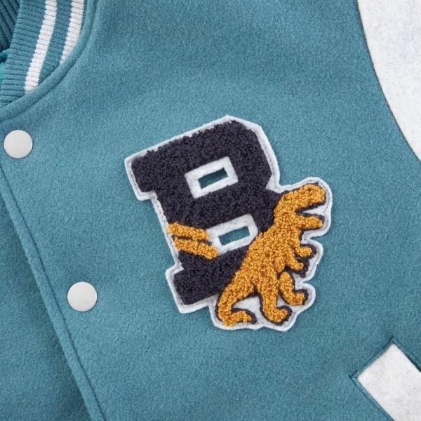 KPBOY 恐龍貼布棒球夾克（90~130）