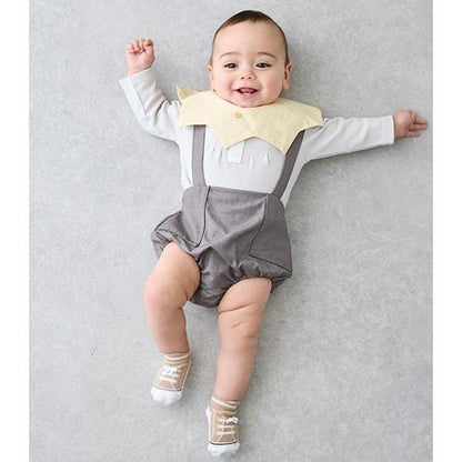 帶領帶連體衣+褲子套裝