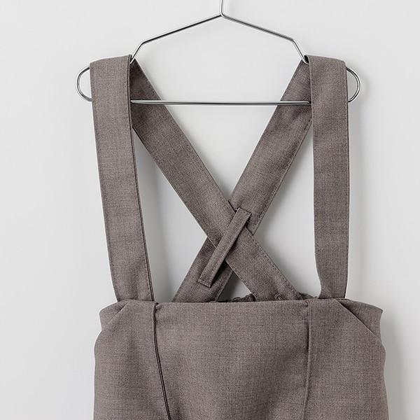 帶領帶連體衣+褲子套裝