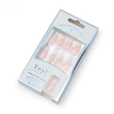 方形長款美甲貼