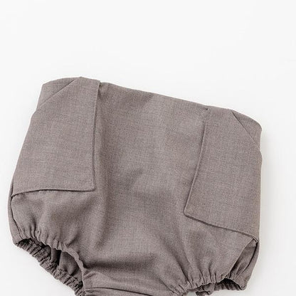 帶領帶連體衣+褲子套裝