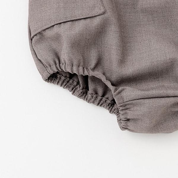 帶領帶連體衣+褲子套裝