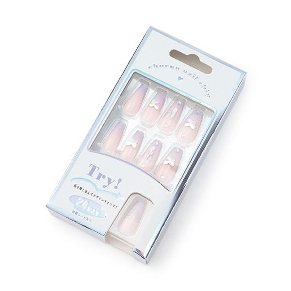 方形長款美甲貼