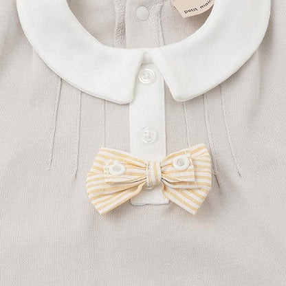 帶領帶連體衣+褲子套裝