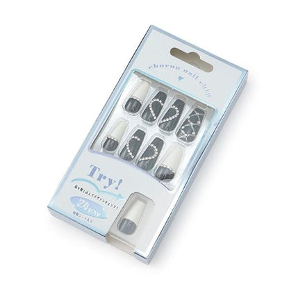 方形長款美甲貼