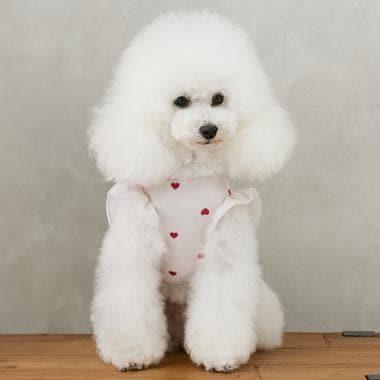 【DOG】【SWIM】荷葉邊圖案背心