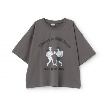 【純棉100%】野餐圖案短袖T恤