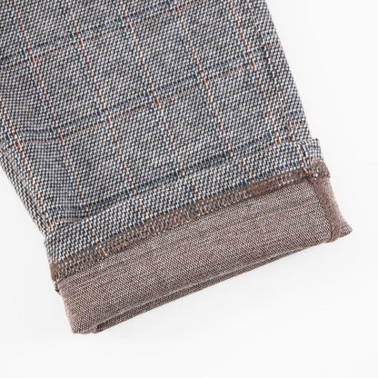 KPBOY 格紋提花長褲（90~140）