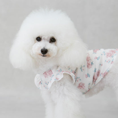 【DOG】【SWIM】荷葉邊圖案背心