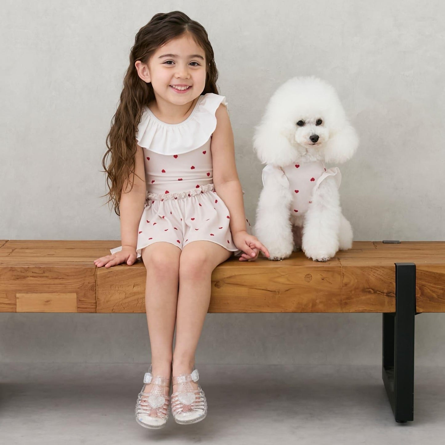 【DOG】【SWIM】荷葉邊圖案背心