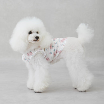 【DOG】【SWIM】荷葉邊圖案背心