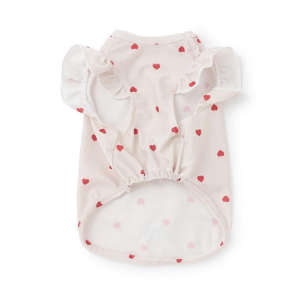 【DOG】【SWIM】荷葉邊圖案背心