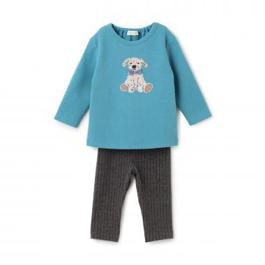 Liberty Adela 傑克狗印花衛衣套裝