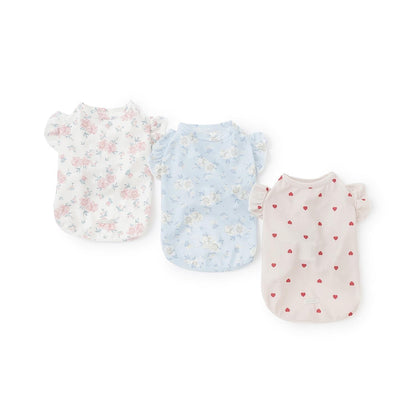 【DOG】【SWIM】荷葉邊圖案背心