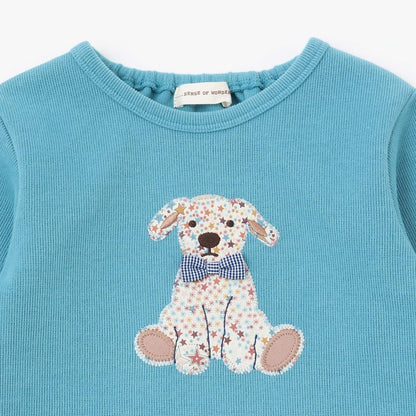 Liberty Adela 傑克狗印花衛衣套裝