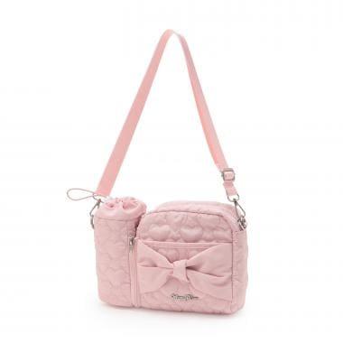 帶有飲料瓶掛架三用斜挎包