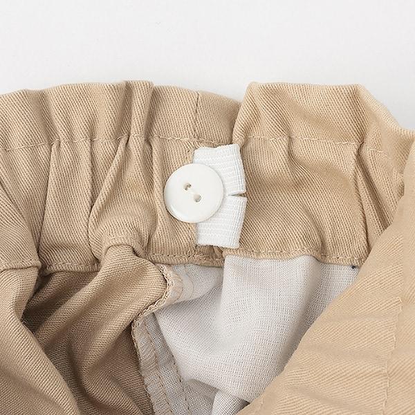 裝飾蝴蝶結側開叉彈力褲