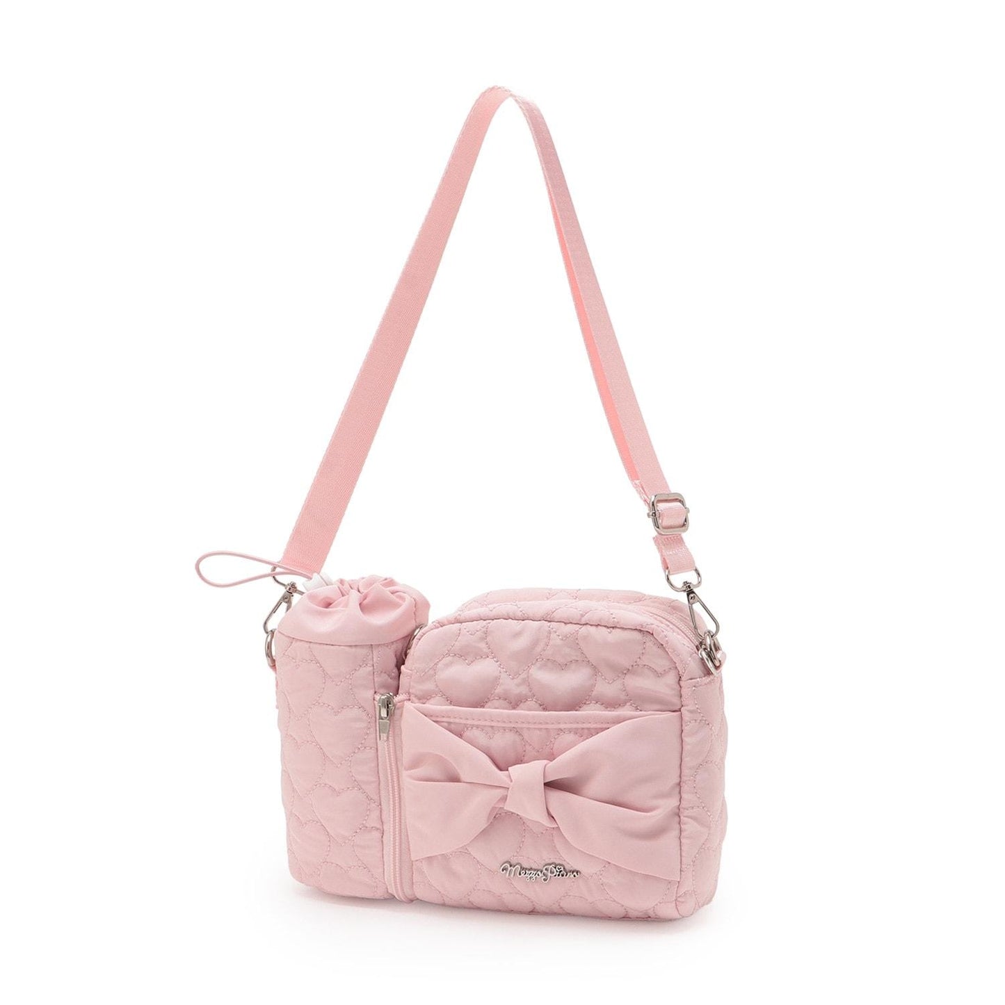 帶有飲料瓶掛架三用斜挎包