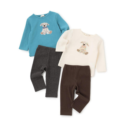 Liberty Adela 傑克狗印花衛衣套裝