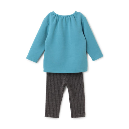 Liberty Adela 傑克狗印花衛衣套裝