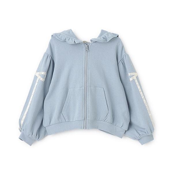 【可成套搭配】【防起球加絨】蝴蝶結條紋全拉鍊衛衣