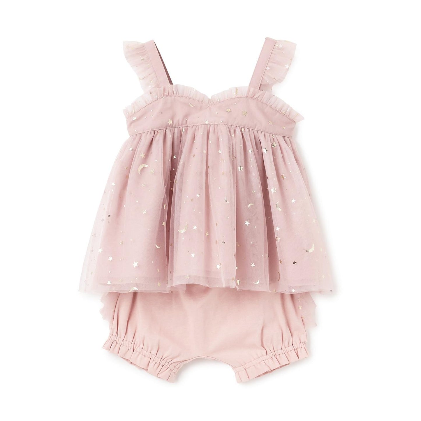 星星網紗連衣裙套裝