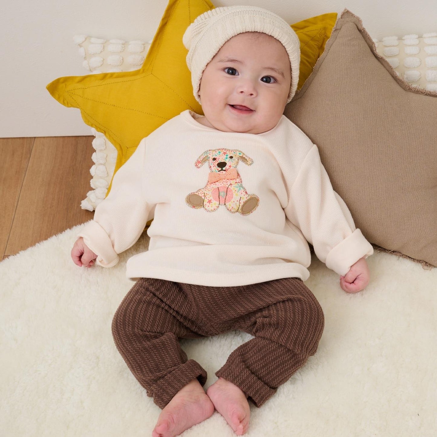 Liberty Adela 傑克狗印花衛衣套裝