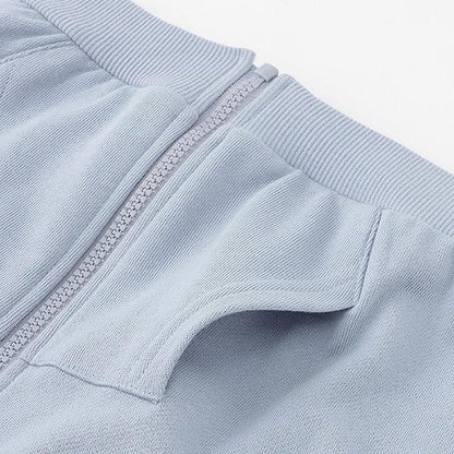 【可成套搭配】【防起球加絨】蝴蝶結條紋全拉鍊衛衣