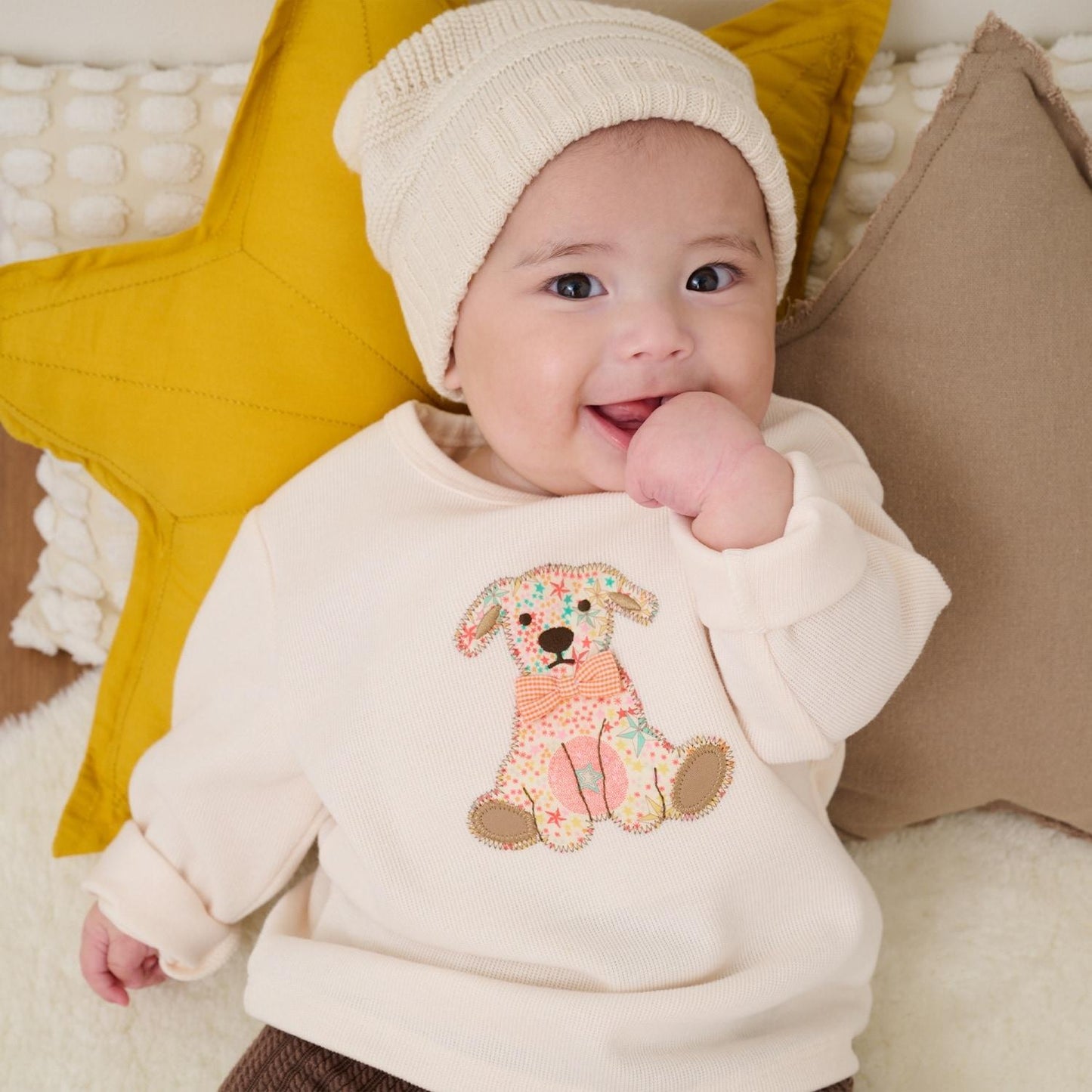 Liberty Adela 傑克狗印花衛衣套裝