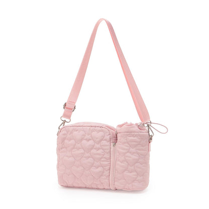 帶有飲料瓶掛架三用斜挎包