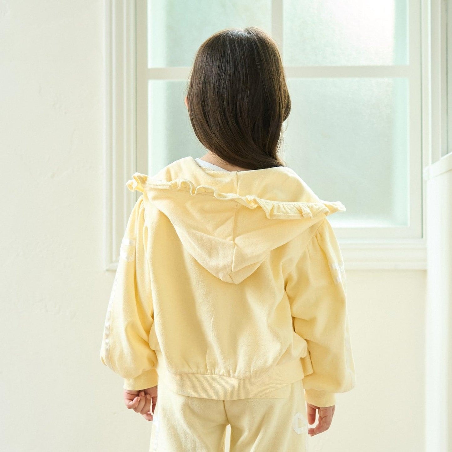 【可成套搭配】【防起球加絨】蝴蝶結條紋全拉鍊衛衣