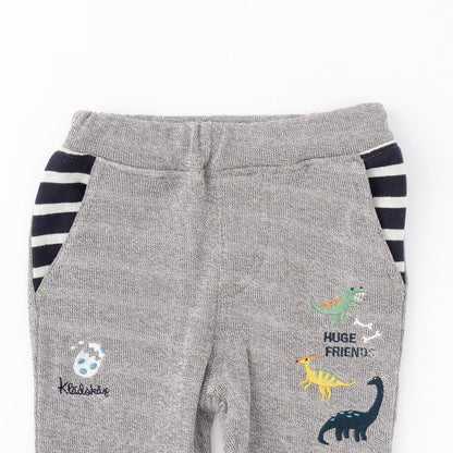 【人氣商品】【直營店無售】恐龍夾層長款直筒褲