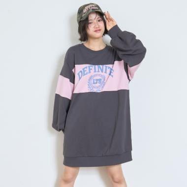 【7days】拼接連衣裙