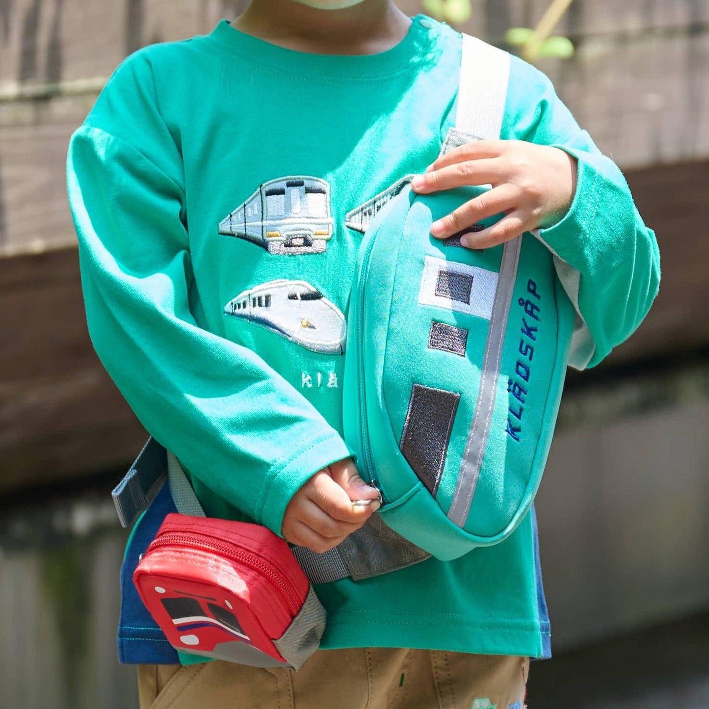 電車造型單肩包