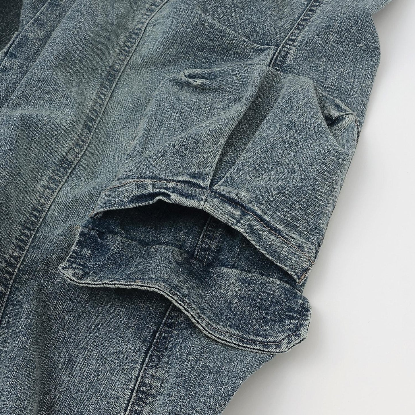 【LTXC】【速幹】【彈力】牛仔工裝褲