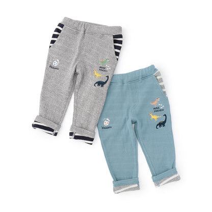 【人氣商品】【直營店無售】恐龍夾層長款直筒褲