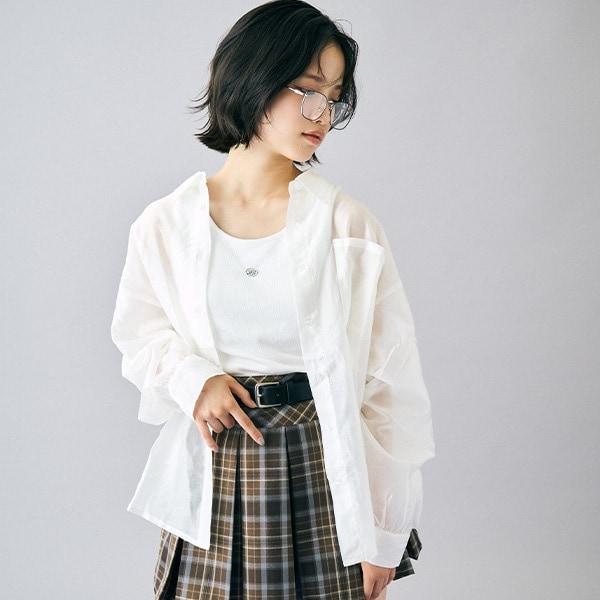 帶內搭透視襯衫