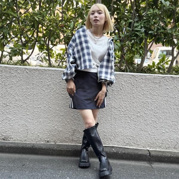 【LTXC】附內搭格子襯衫