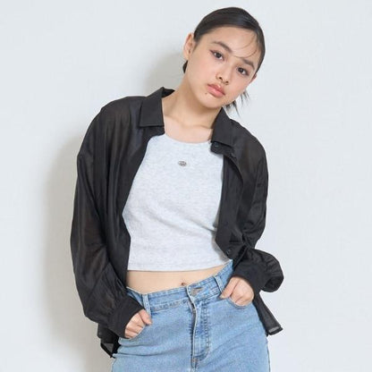 帶內搭透視襯衫