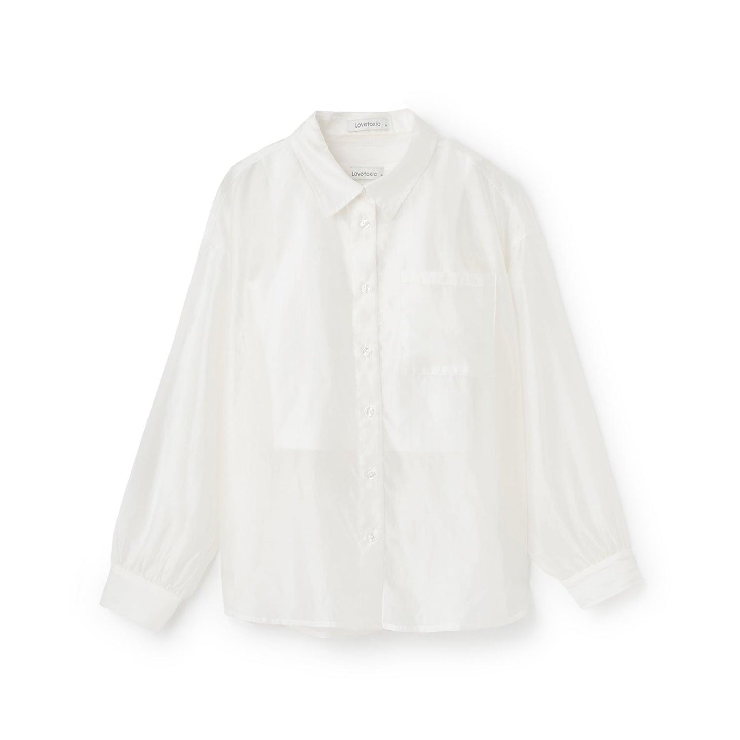 帶內搭透視襯衫