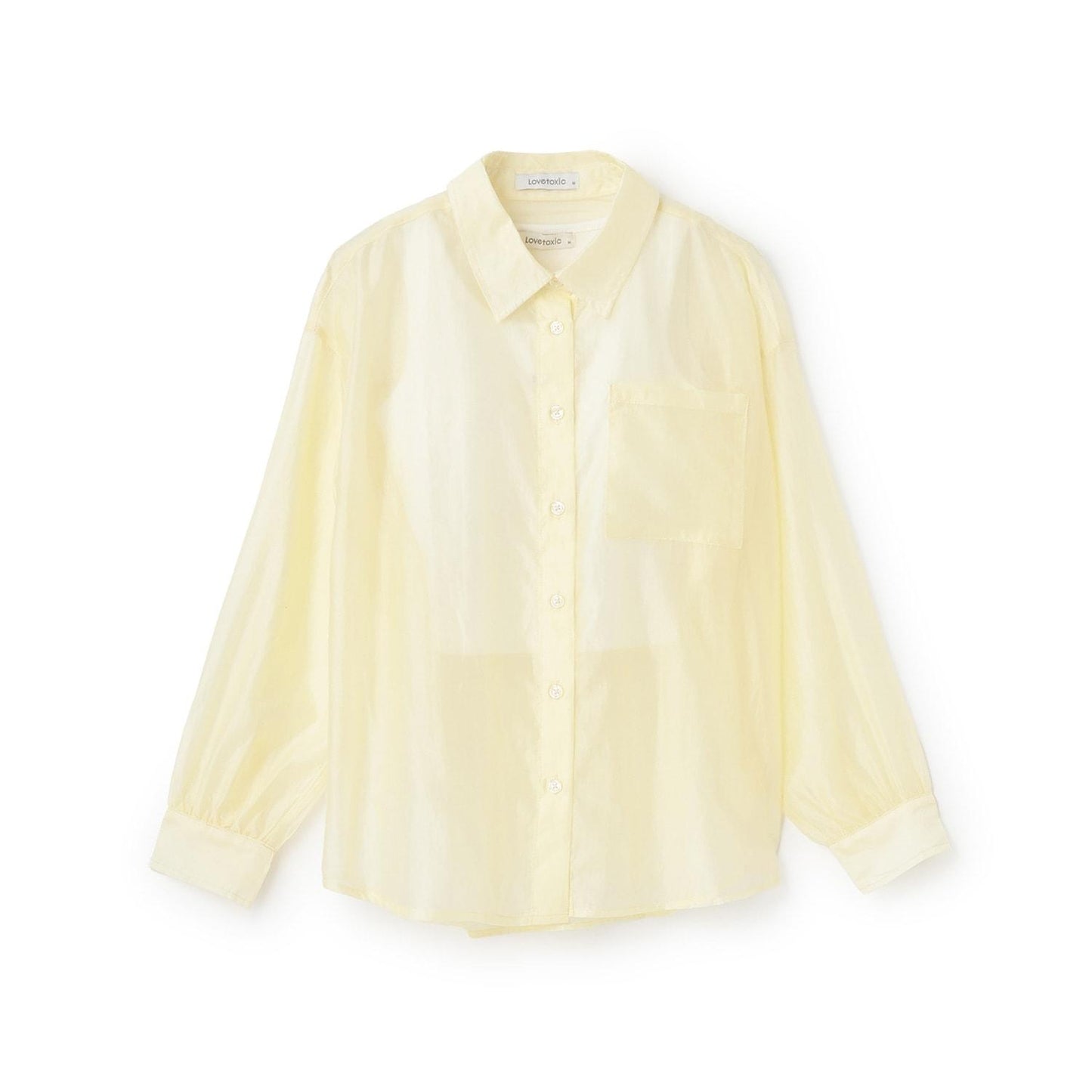 帶內搭透視襯衫